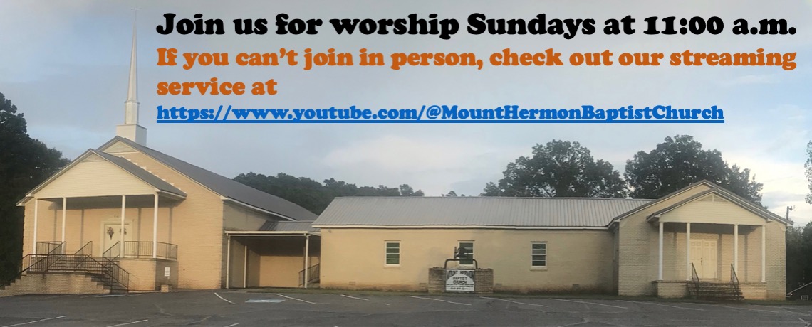 Sunday Morning Worship at MHBC